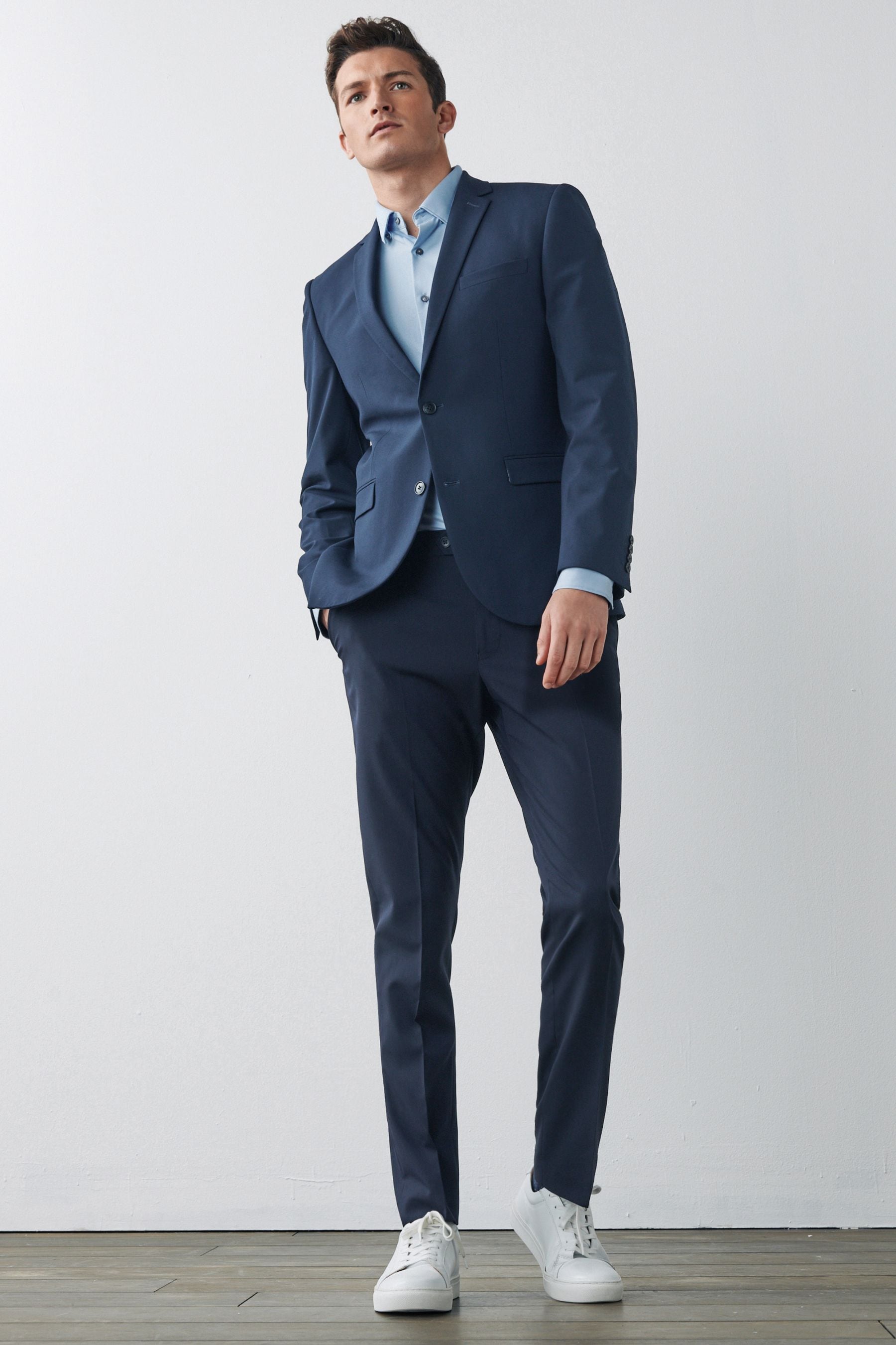 Next blue trouser suit cheap