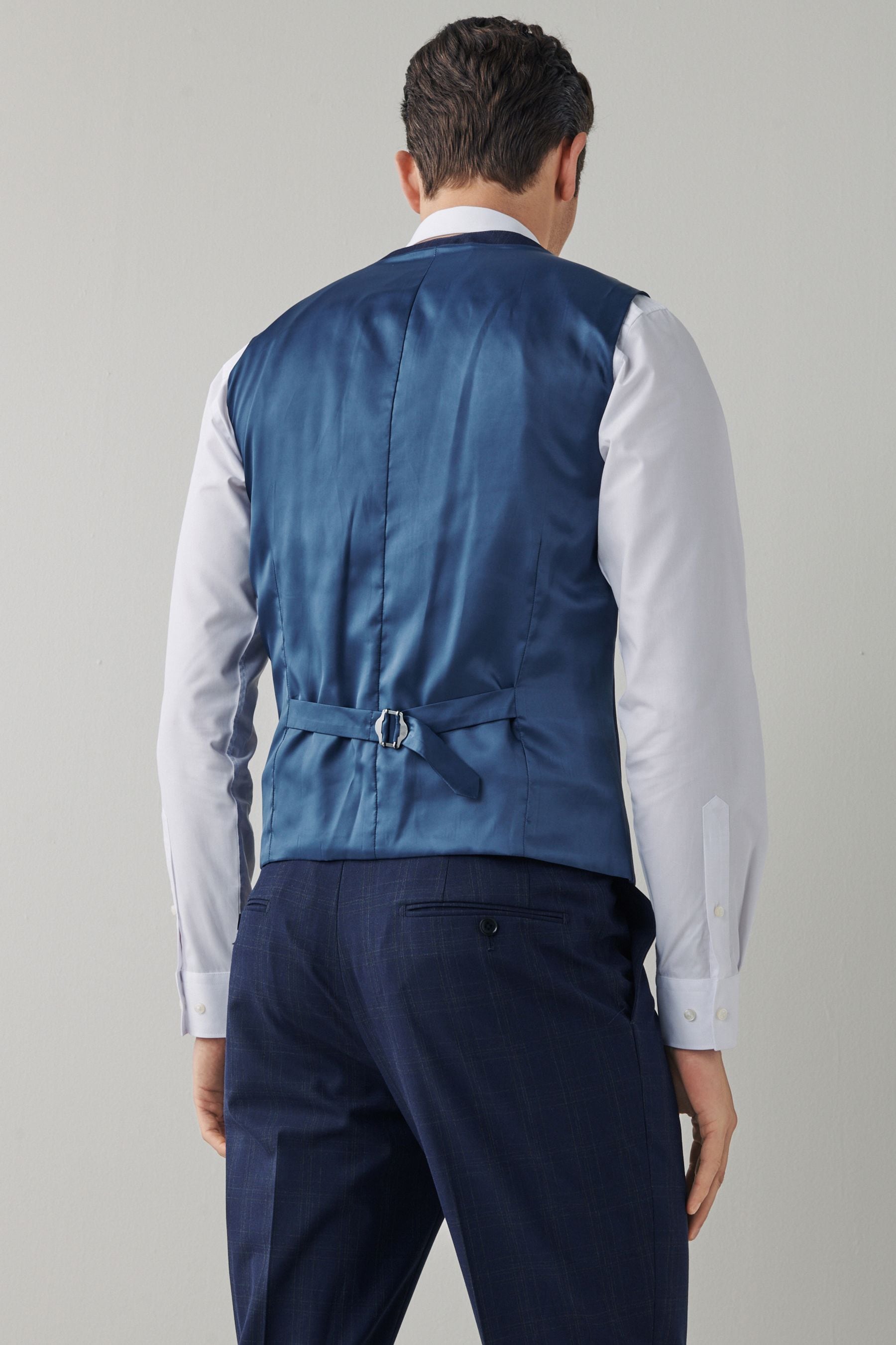 Next mens waistcoats blue top