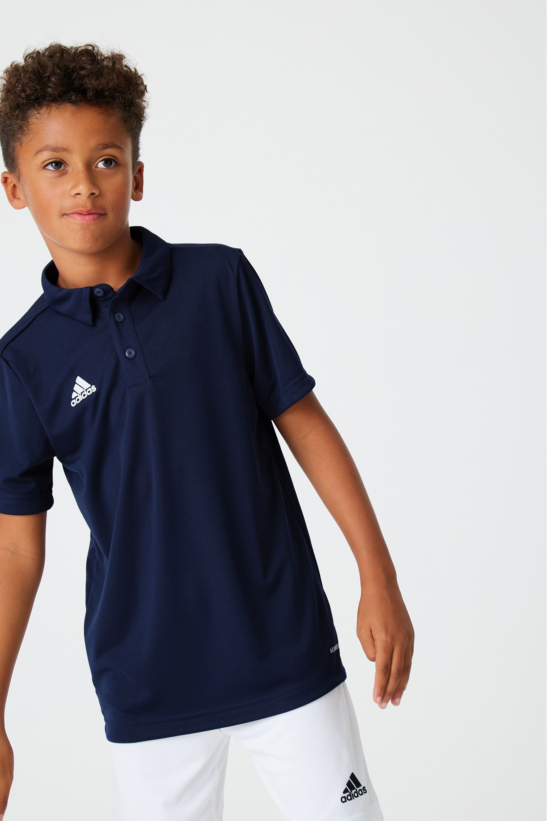 Buy adidas Blue Polo Shirt from the Next UK online shop