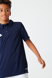 adidas Blue Polo Shirt - Image 7 of 13