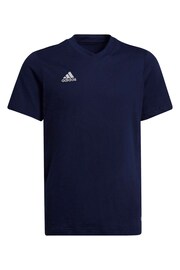 adidas Navy Blue Entrada 22 T-Shirt - Image 1 of 4
