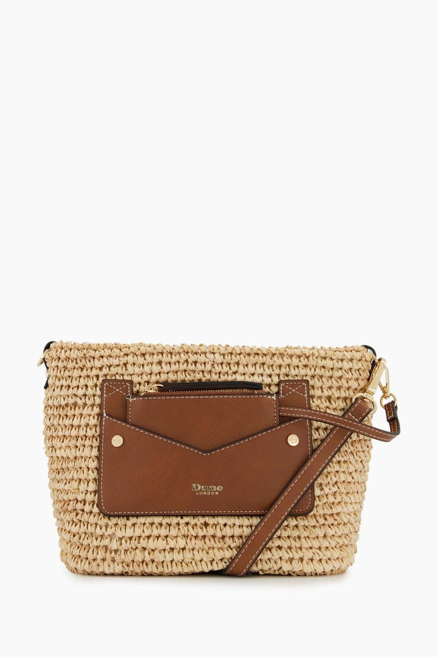 Buy Dune London Davenporte Small Raffia Cross Body Bag from Next Luxembourg