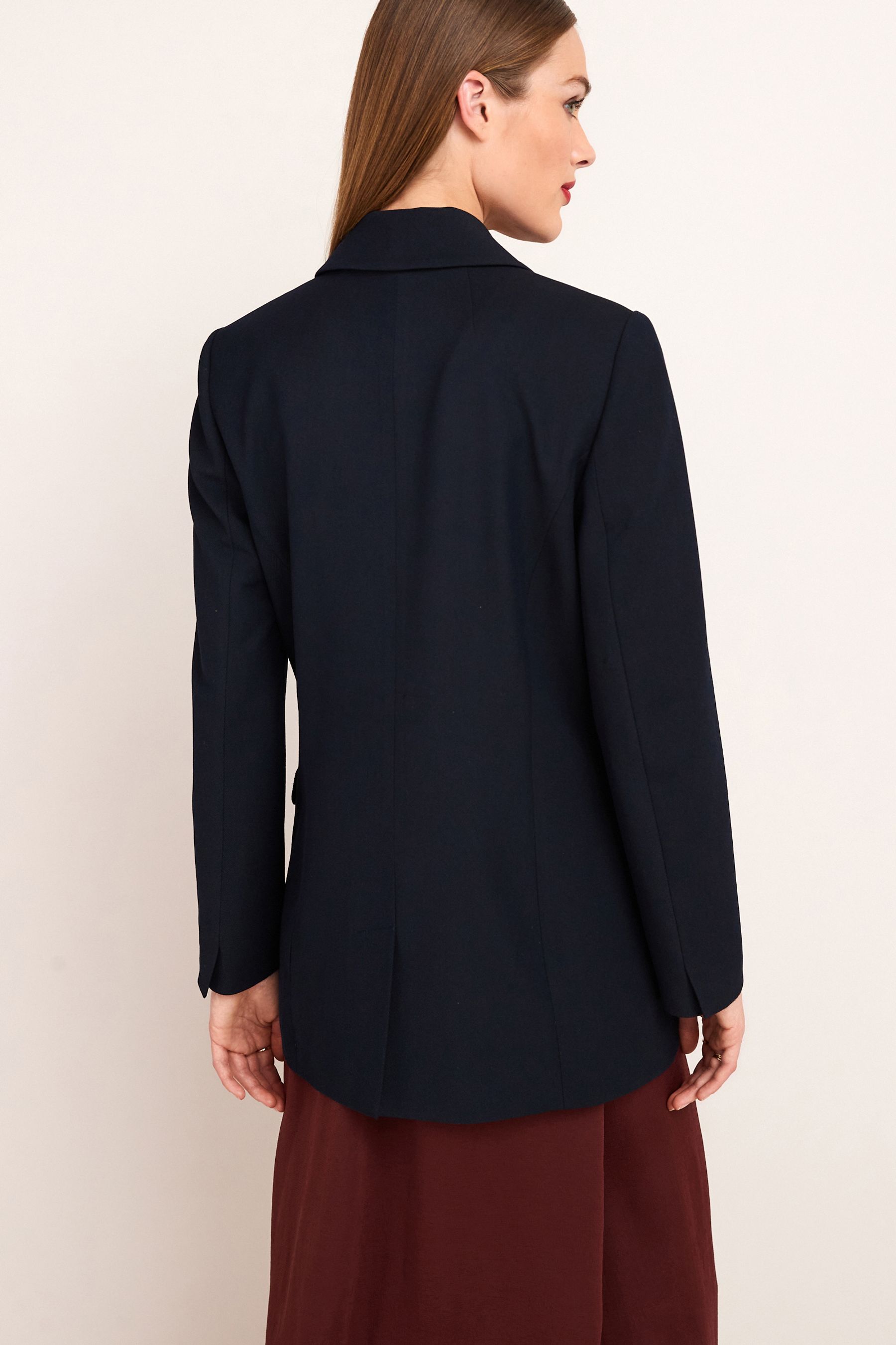 Next navy military coat online