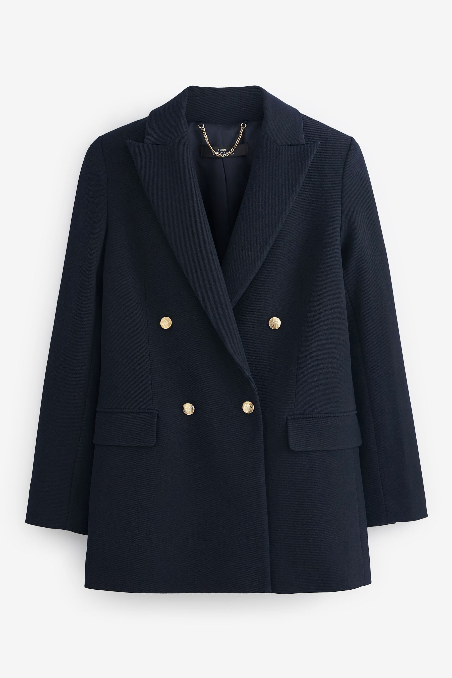 Buy Navy Blue Premium Military Blazer Jacket from Next Luxembourg