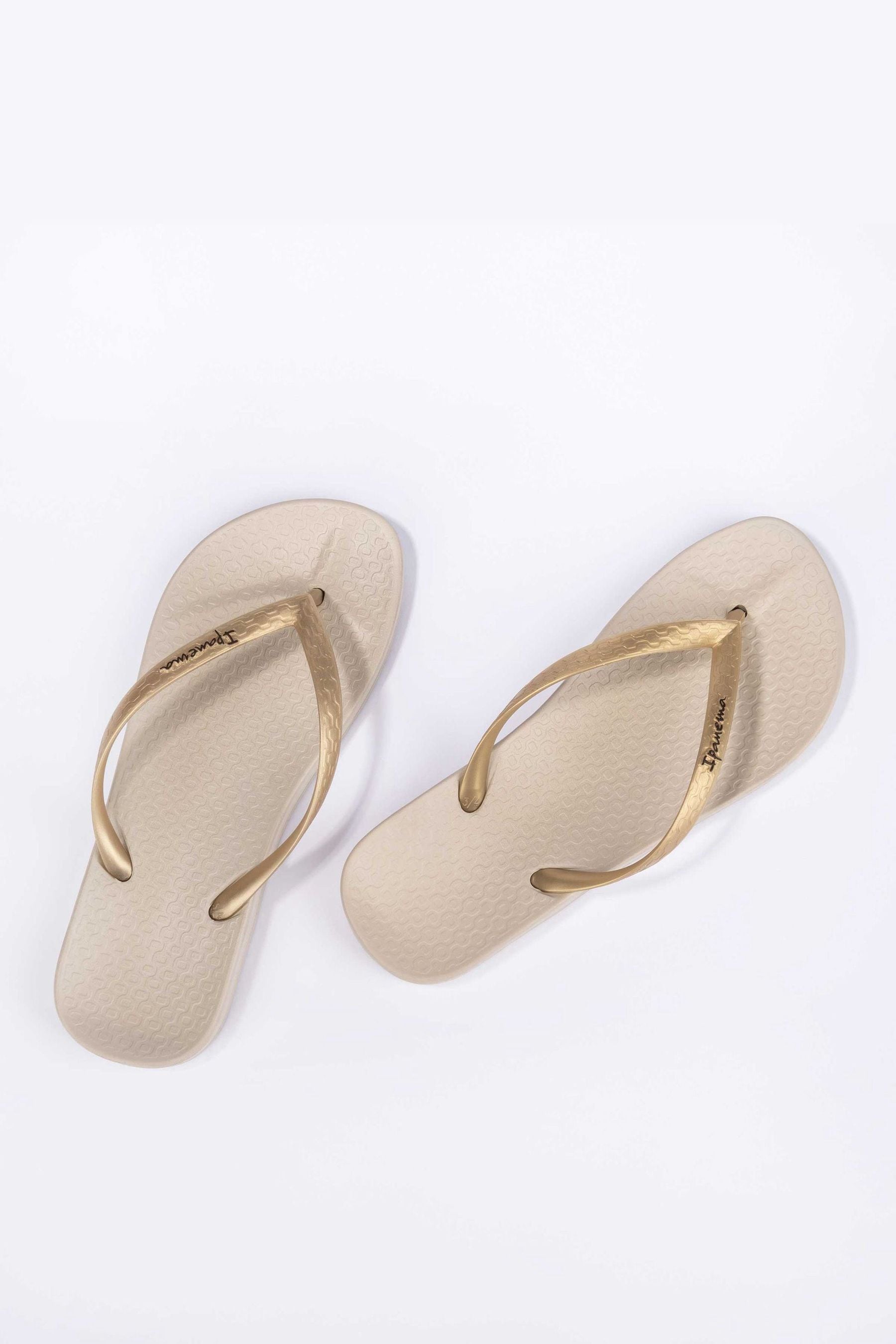 Buy Ipanema Anatomica Gold Sandals from Next Luxembourg