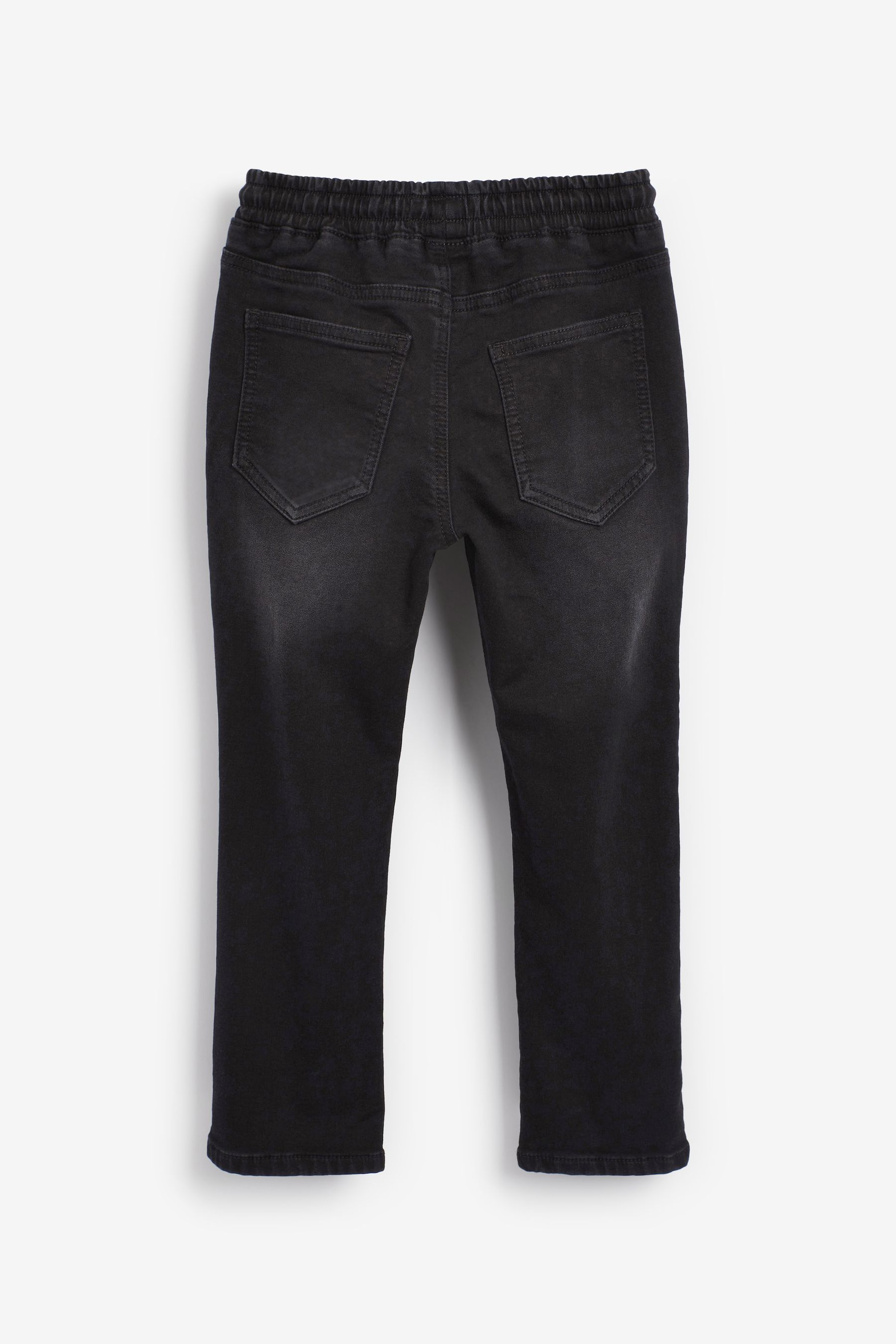Buy Black Regular Fit Stretch Elasticated Waist Jeans 3 16yrs from the Next UK online shop