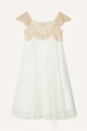 Monsoon Gold Estella Embroidered Dress - Image 1 of 3
