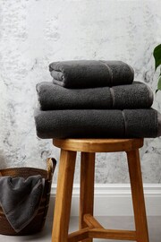 Panda London Grey Towel - Image 1 of 6
