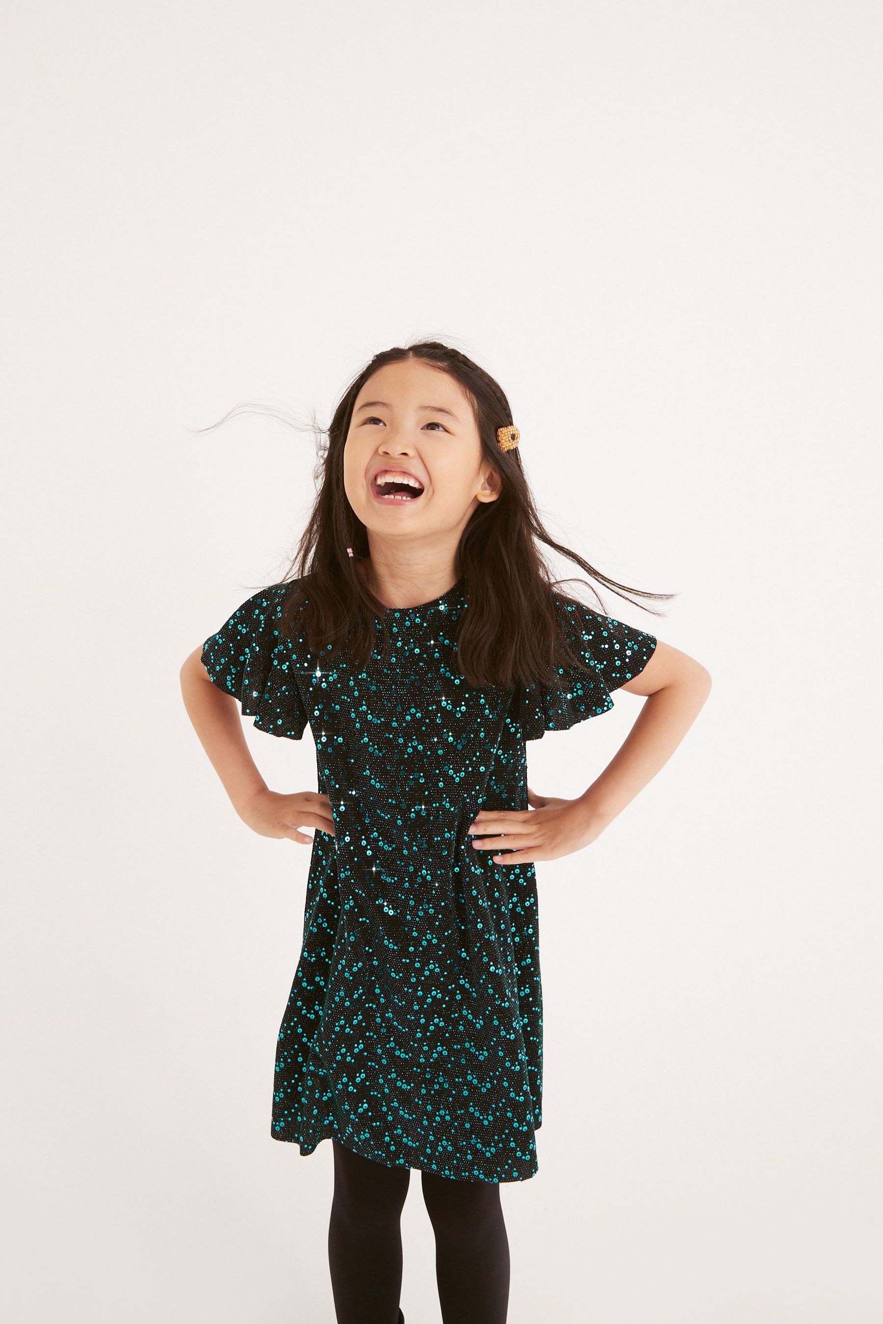 Next teal sequin dress outlet