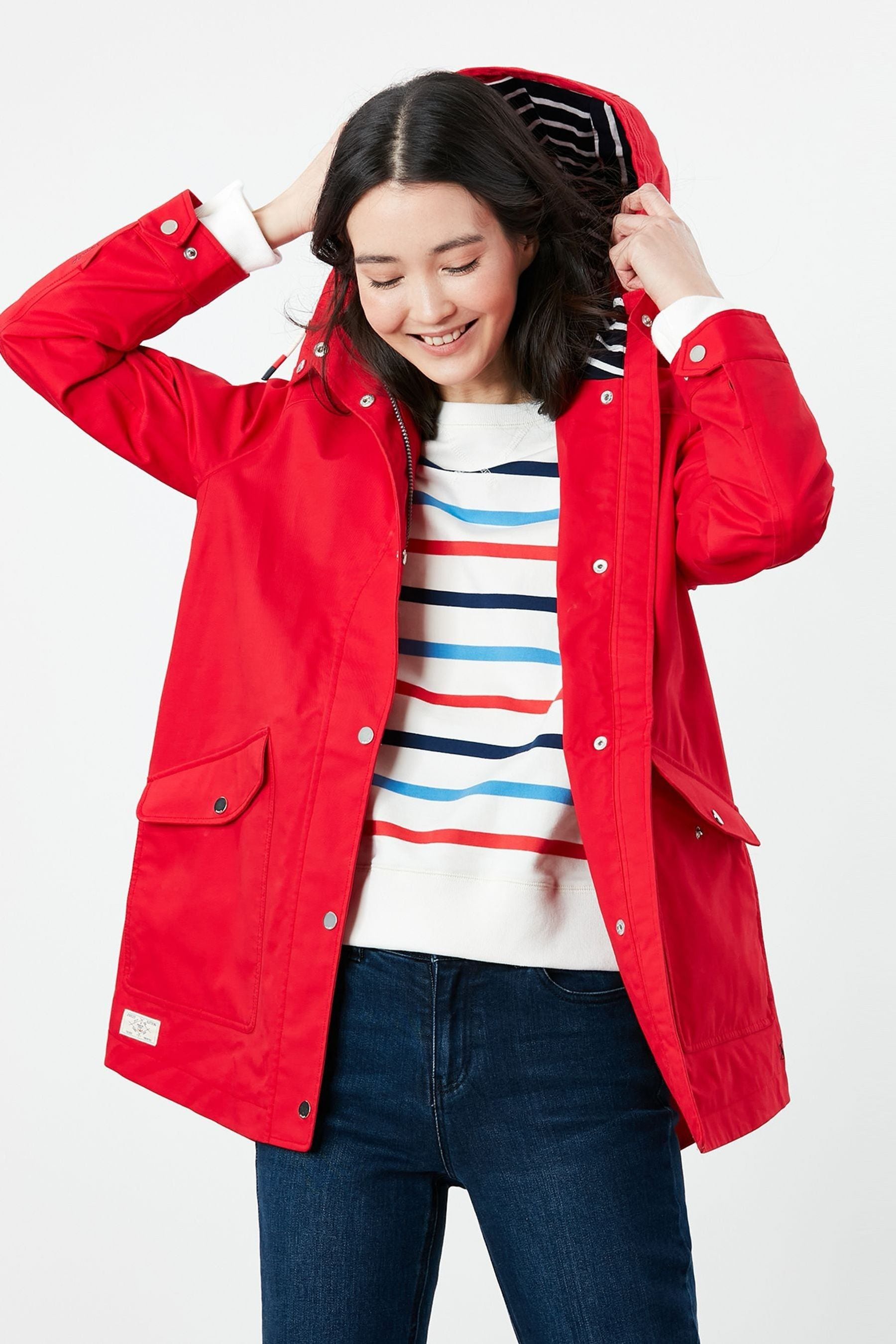 Buy Joules Coast Coastal Mac Coat from Next Belgium