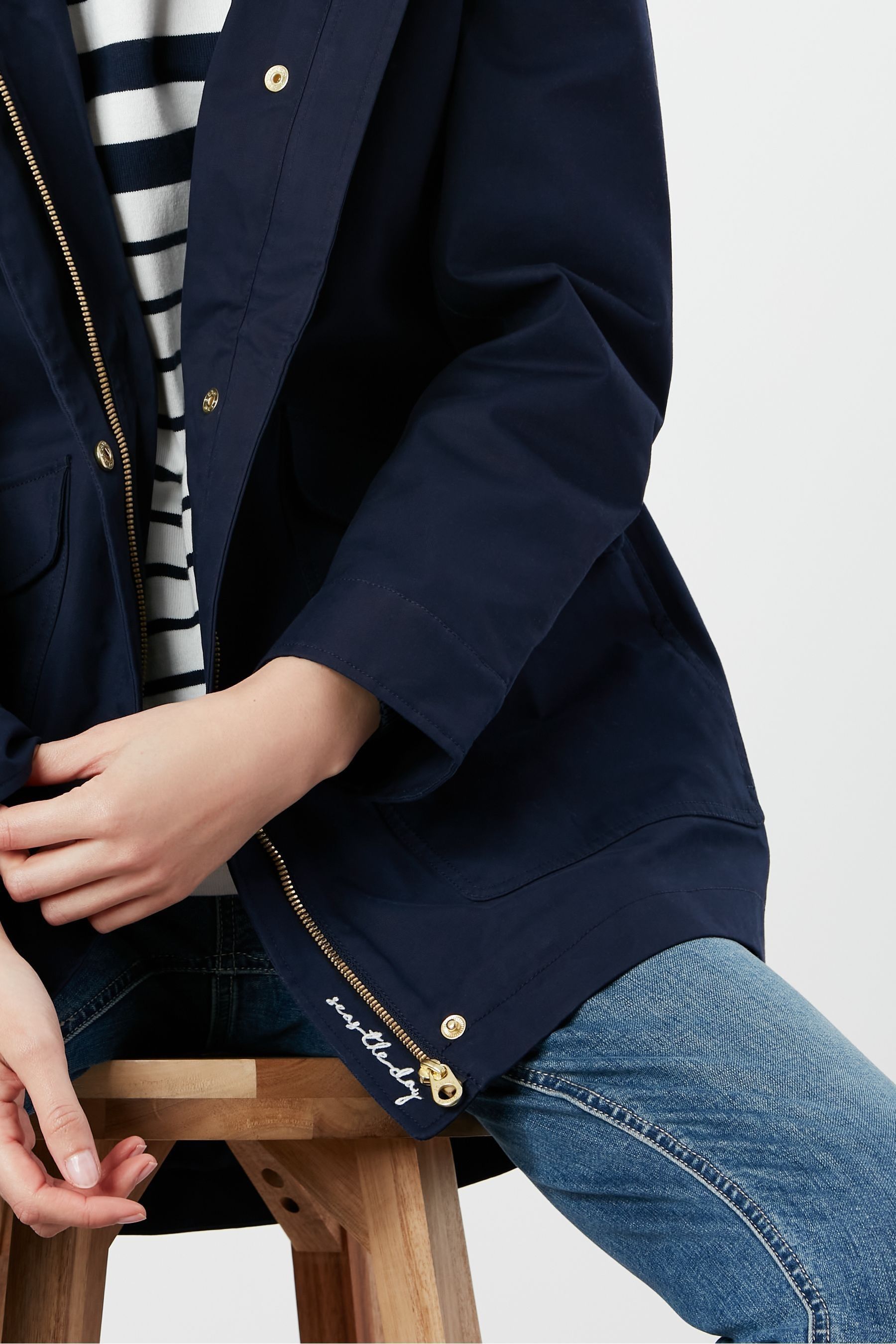 Buy Joules Coast Coastal Mac Coat from Next Belgium