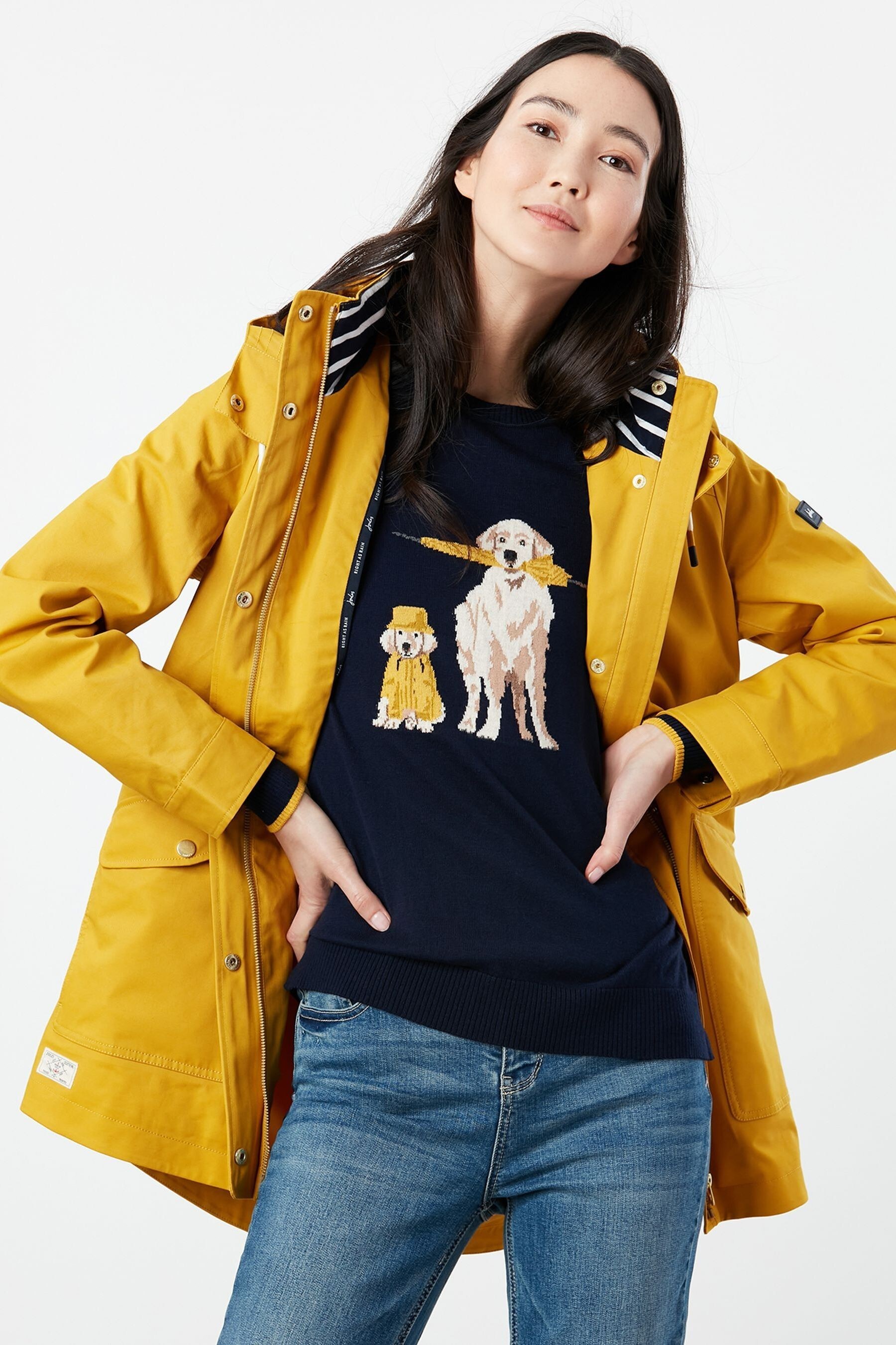 Buy Joules Coast Coastal Mac Coat from Next Luxembourg