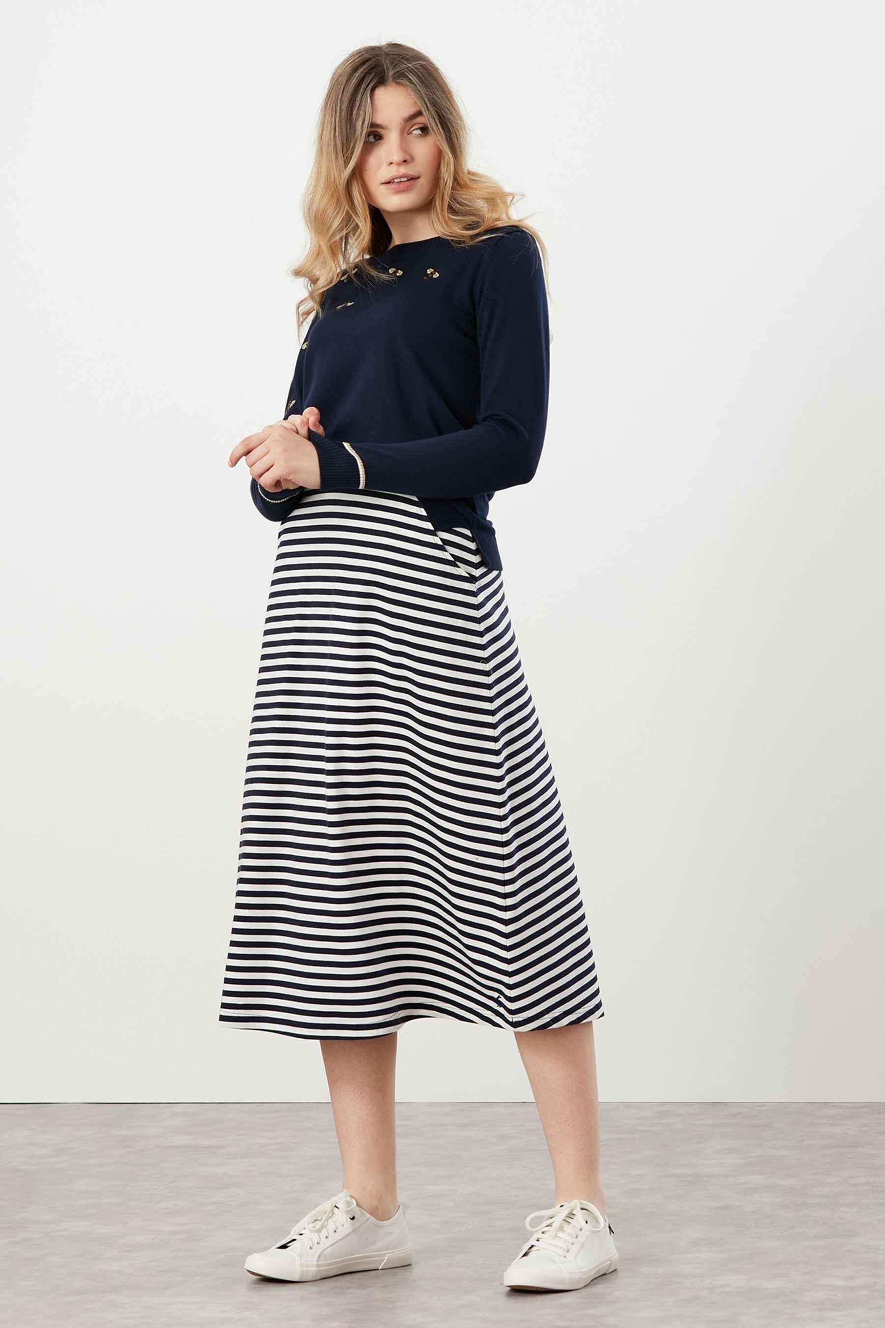 Joules jersey skirt outlet
