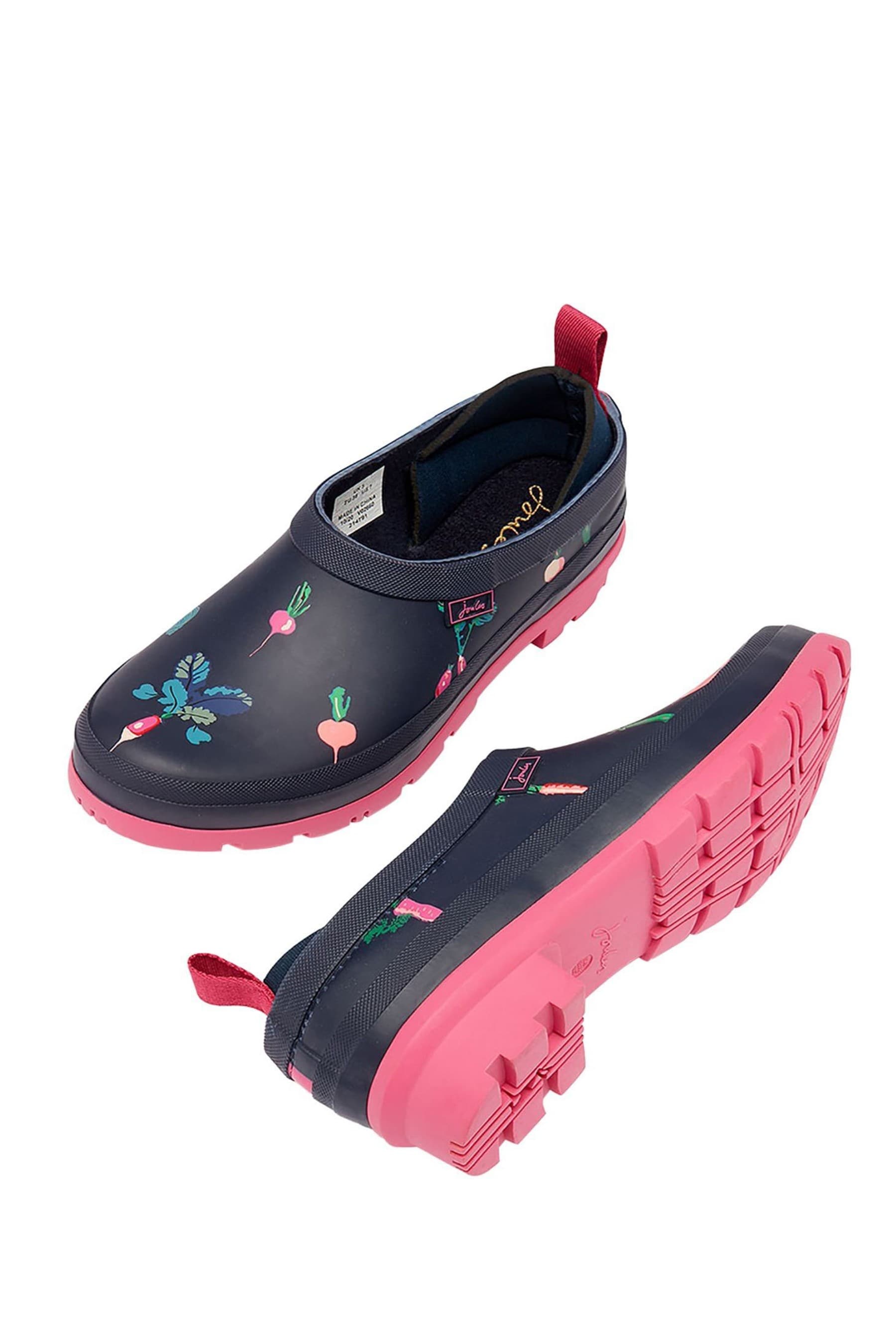 Buy Joules Navy Veg Blue Pop On Printed Welly Clogs from Next Luxembourg