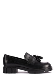 Clarks Black Teala Loafer Shoes - Image 1 of 7