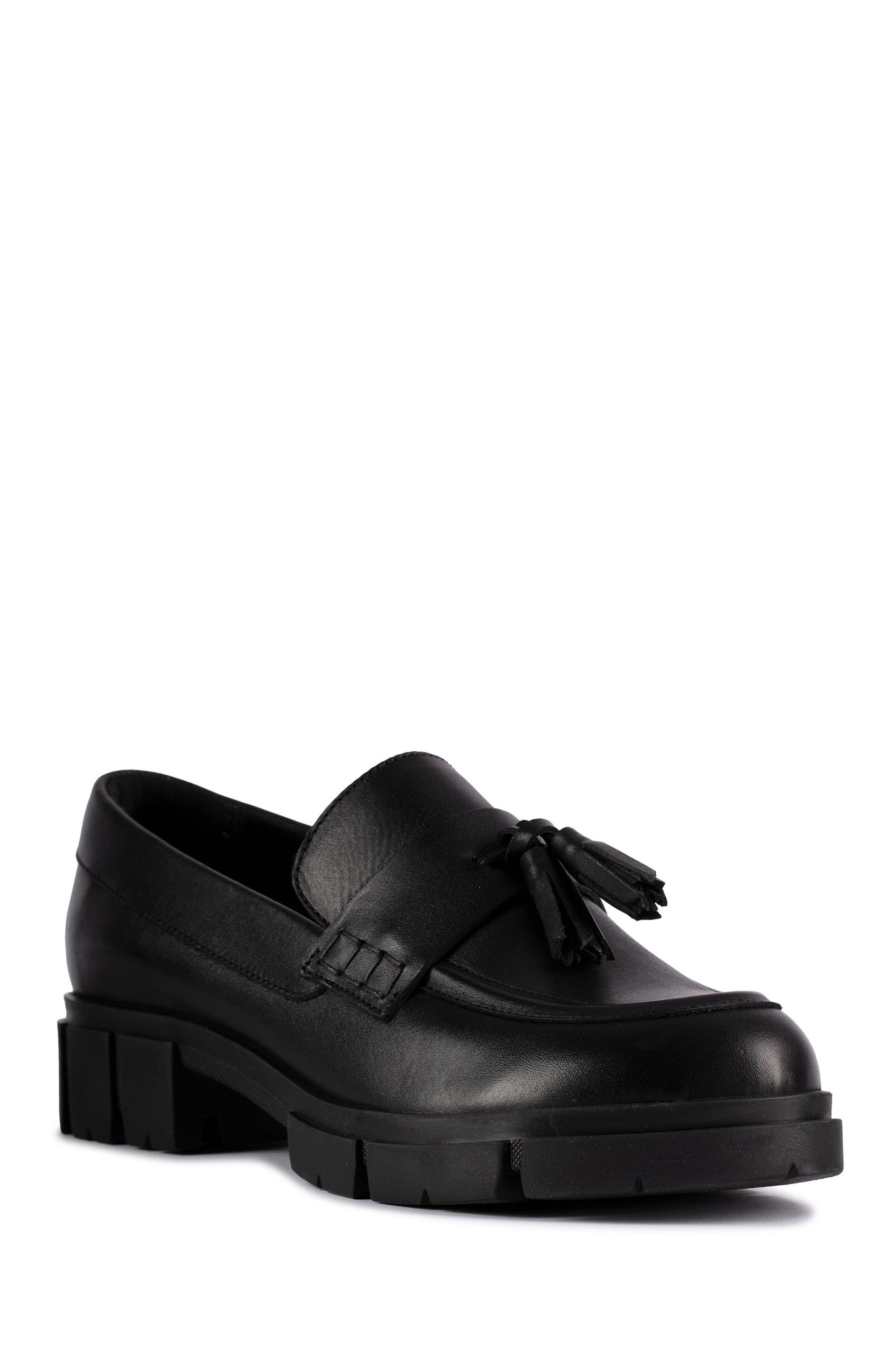 Clarks Black Teala Loafer Shoes - Image 3 of 7