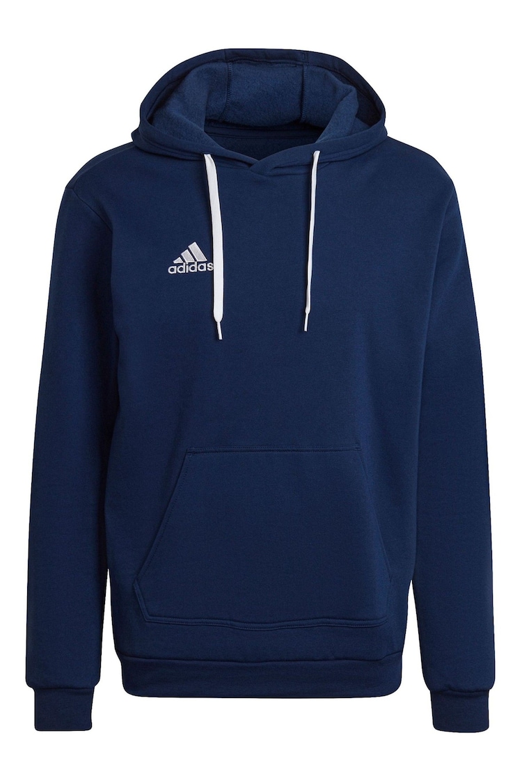 adidas Navy Entrada Sweat Hoodie - Image 7 of 7