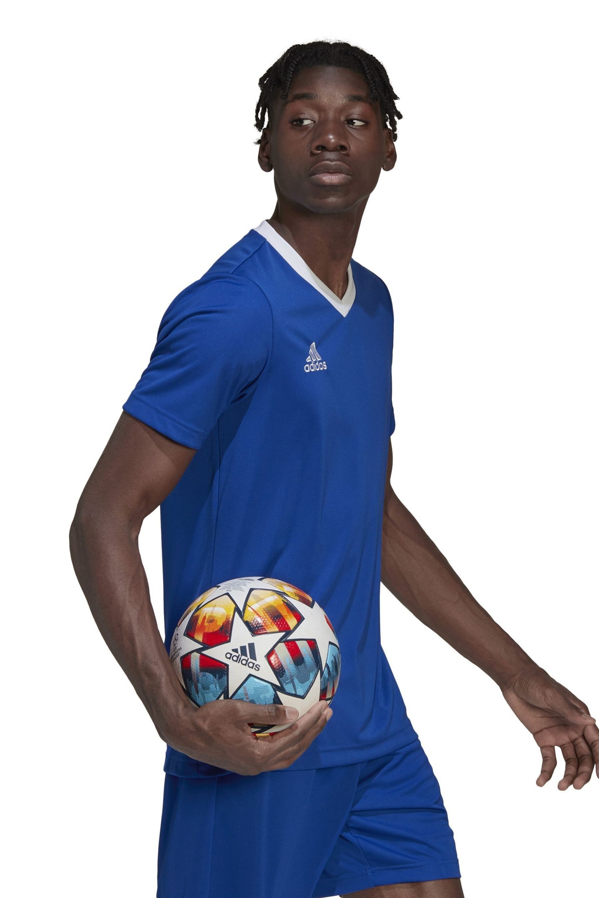 adidas Blue Entrada Jersey - Image 3 of 11