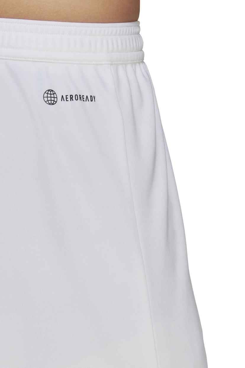 adidas White Entrada Shorts - Image 4 of 7