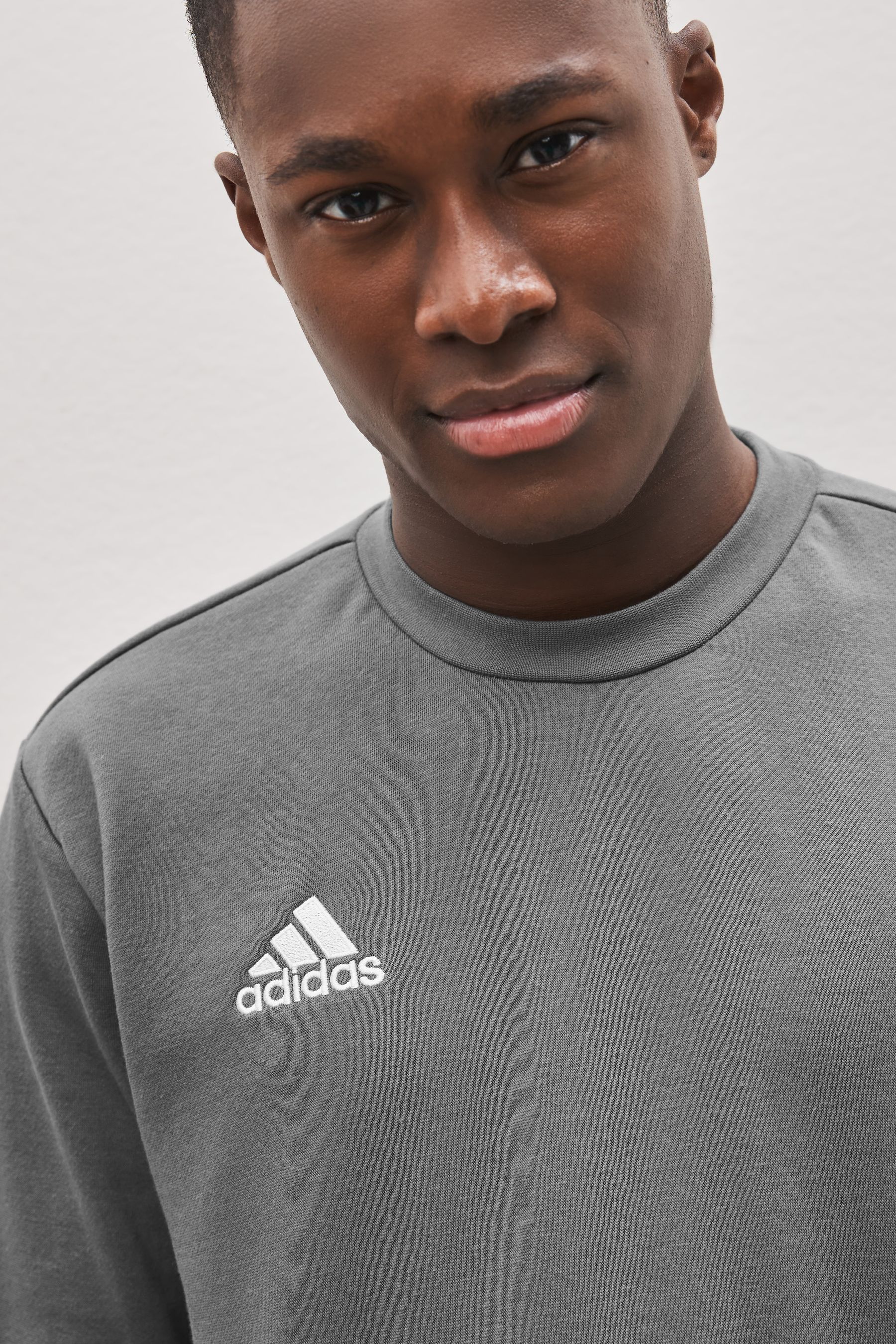 Adidas sweatshirt grey shop