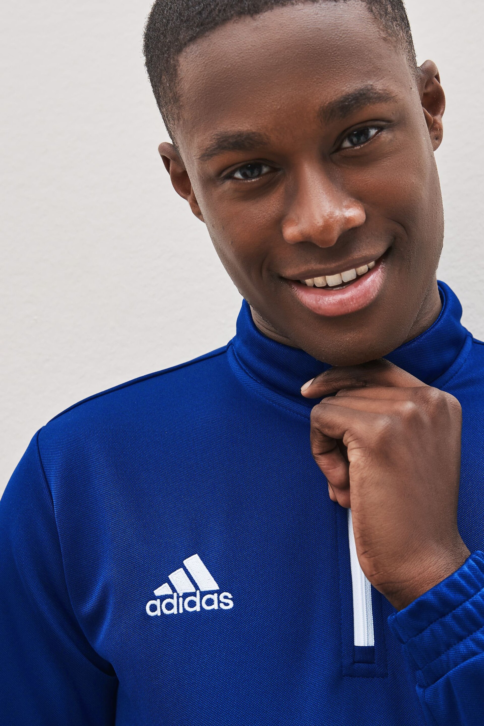 adidas Blue Entrada Training Top - Image 4 of 5