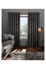 Studio G Smoke Naples Eyelet Curtains - Image 1 of 1