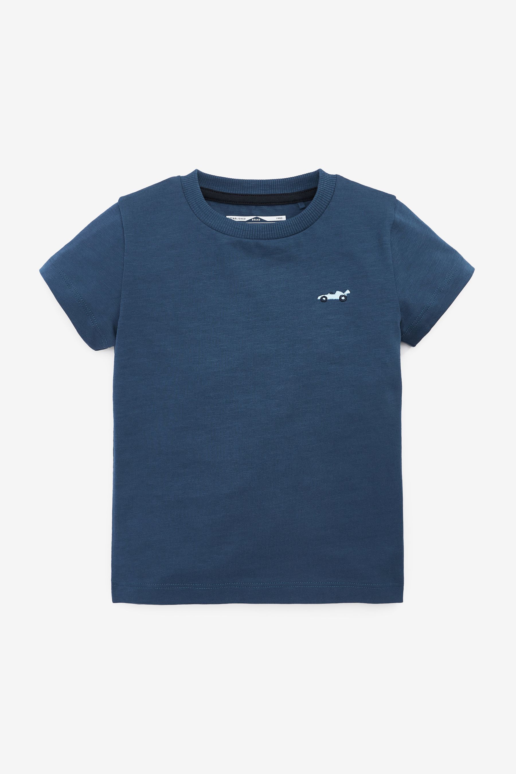 Buy Blue 100 Cotton Short Sleeve T Shirts 5 Pack 3mths 7yrs from Next Canada