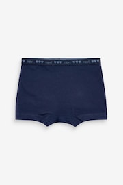 Navy Blue Short Briefs 5 Pack (2-16yrs) - Image 2 of 2