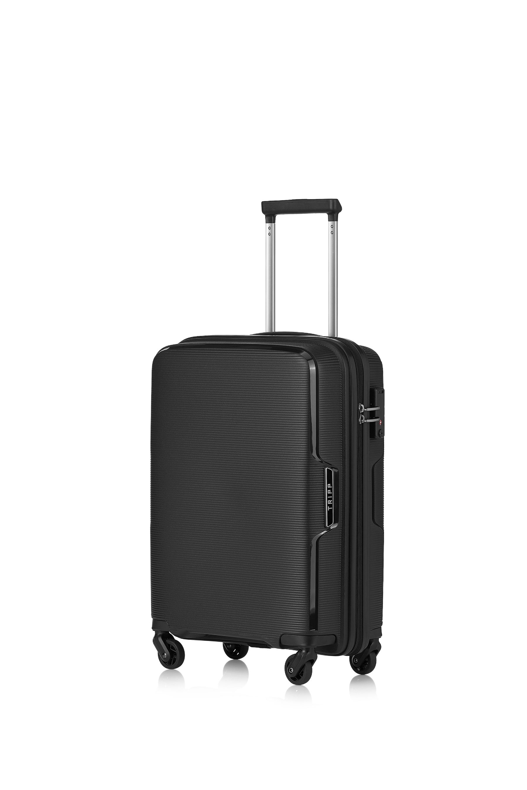 Buy Tripp Black Escape Cabin 4 Wheel Suitcase 55cm from the Next UK online shop