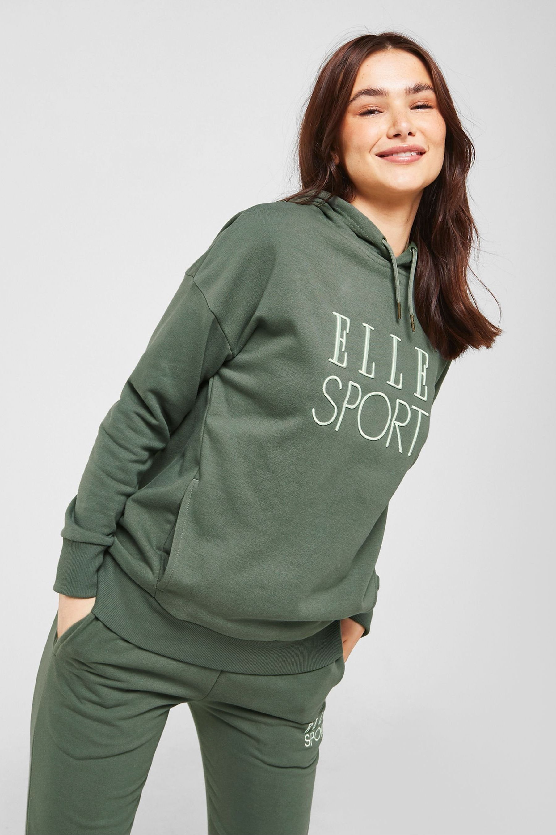 Buy ELLE Sport Longline Hoodie from Next Luxembourg