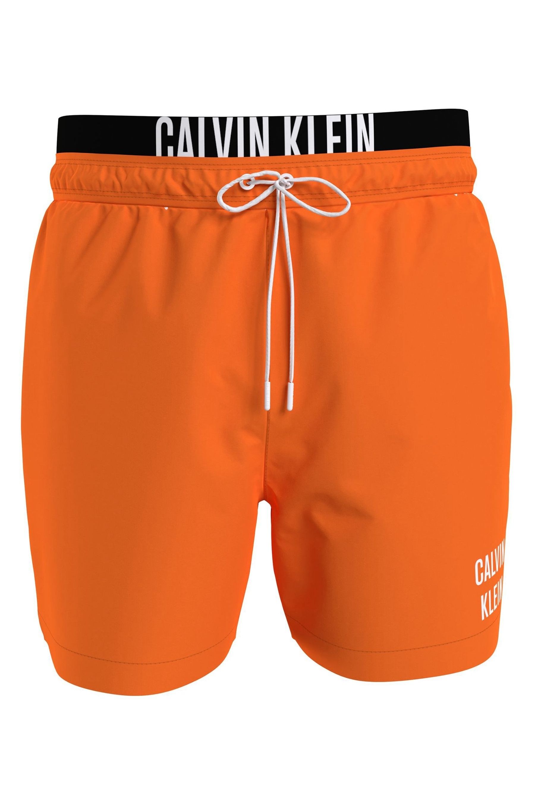 Orange calvin klein swim shorts on sale