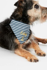 Joules Blue Small Bandana Dog Neckerchief - Image 2 of 4