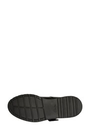 Clarks Black Multi Fit Leather Buckle Shoes - Image 9 of 9