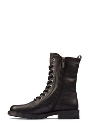 Clarks Black Wide Fit (G) Leather Orinoco2 Style Boots - Image 2 of 7
