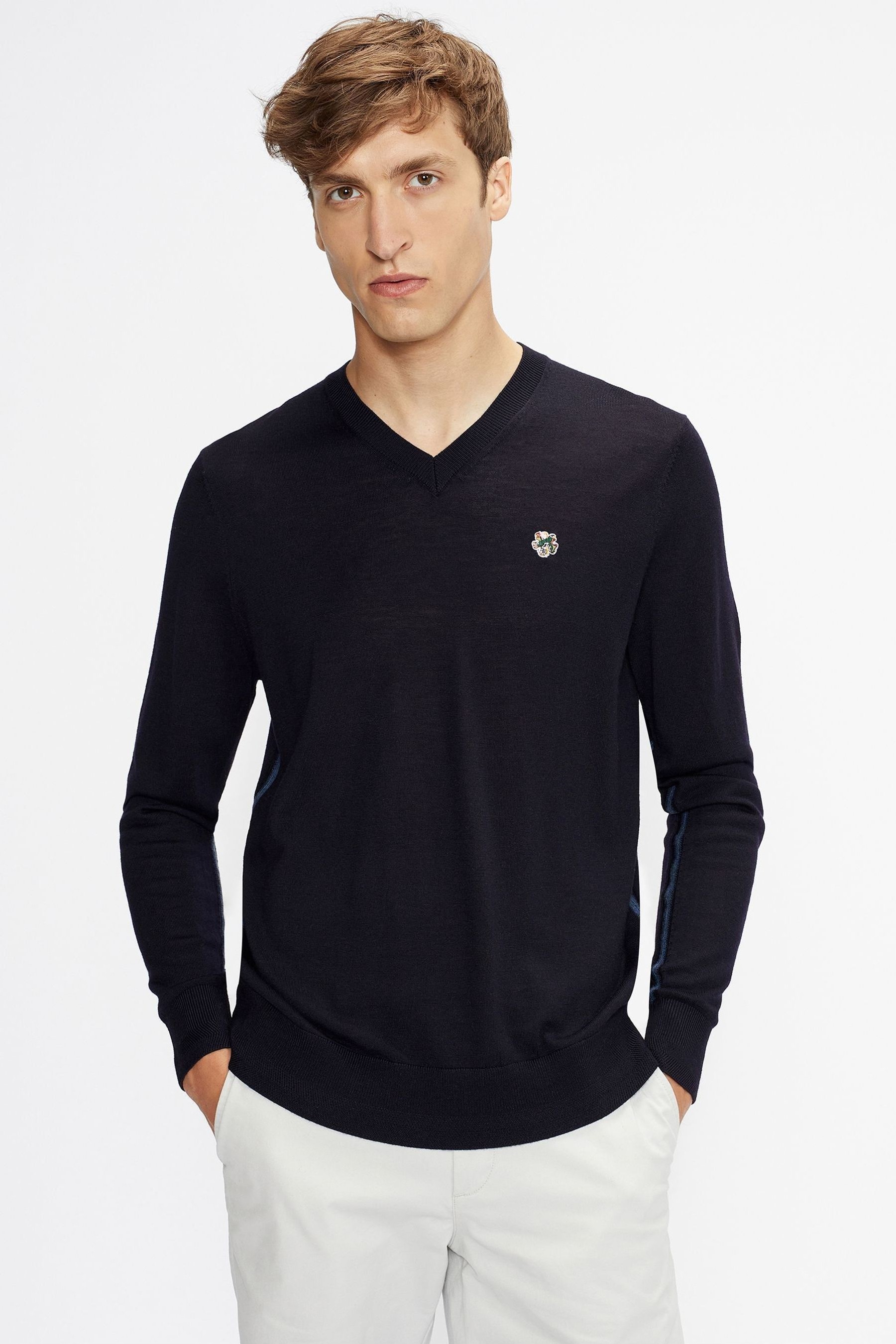 Buy Ted Baker Kenton Core V Neck Jumper from Next Luxembourg