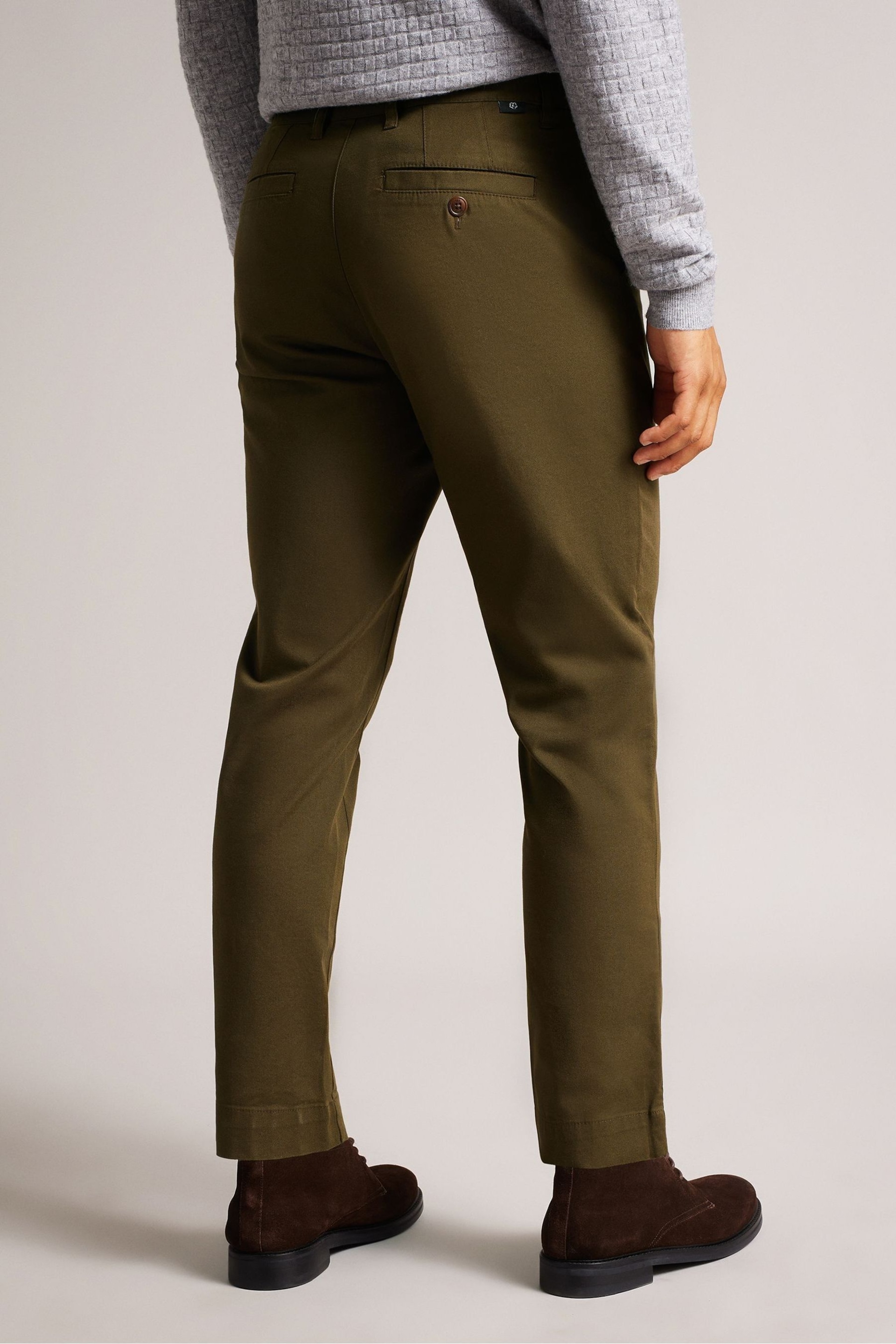 Ted Baker Green Genbee Casual Relaxed Chinos - Image 2 of 4