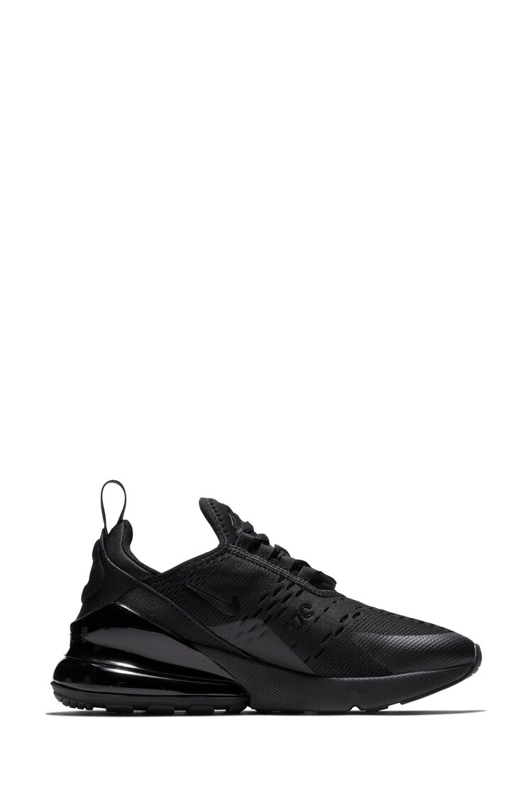 Nike Black Youth Air Max 270 Trainers - Image 5 of 7