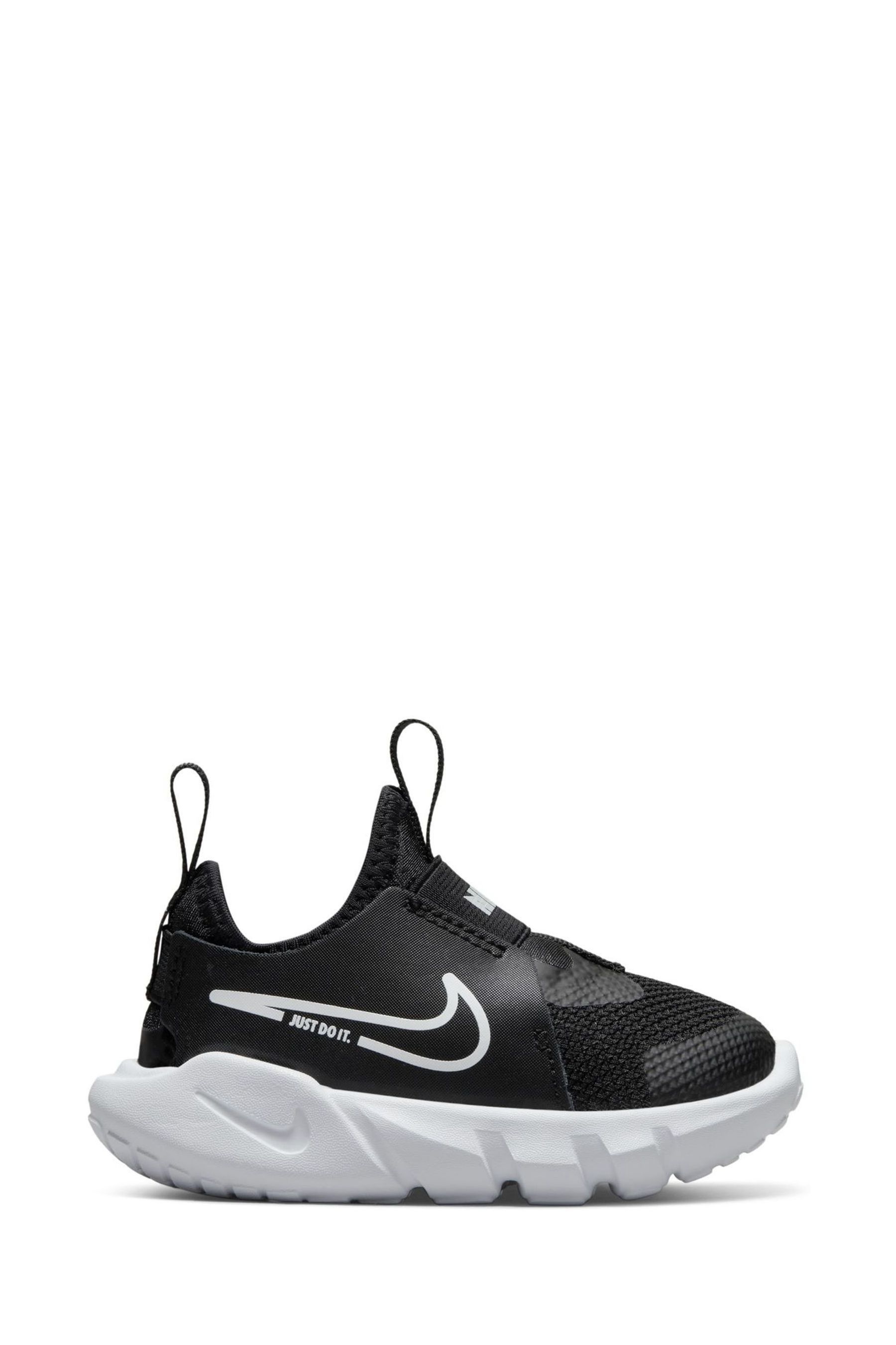 Buy Nike Black White Flex Runner 2 Infant Trainers from Next Luxembourg