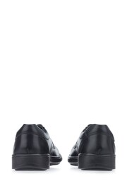 Start Rite Isaac Black Vegan Lace Up School Shoes F Fit - Image 4 of 6