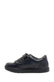 Start-Rite Explore Rip-Tape Black Leather Comfy School Shoes F Fit - Image 3 of 7