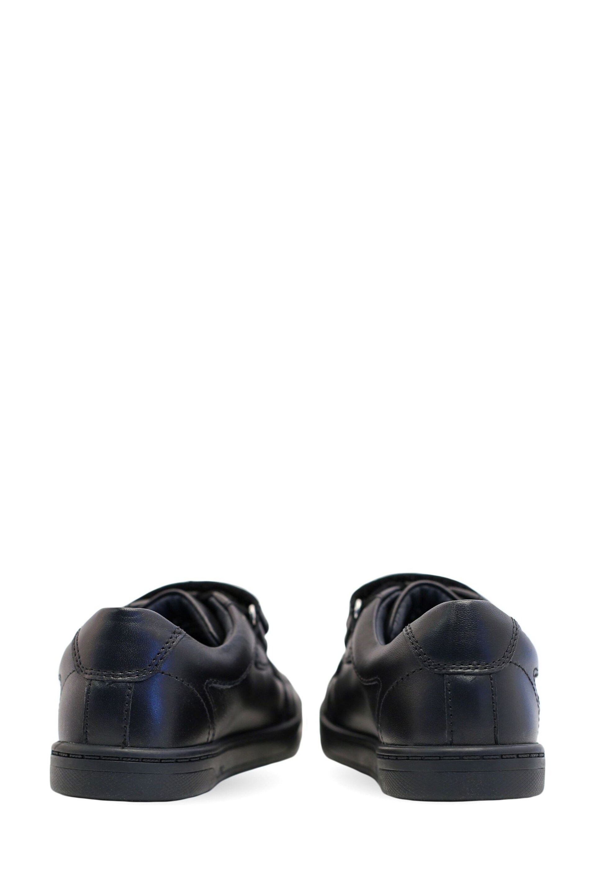 Start-Rite Explore Rip-Tape Black Leather Comfy School Shoes F Fit - Image 5 of 7