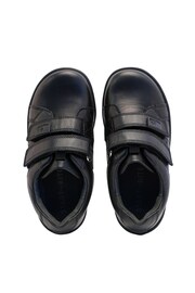 Start-Rite Explore Rip-Tape Black Leather Comfy School Shoes F Fit - Image 6 of 7