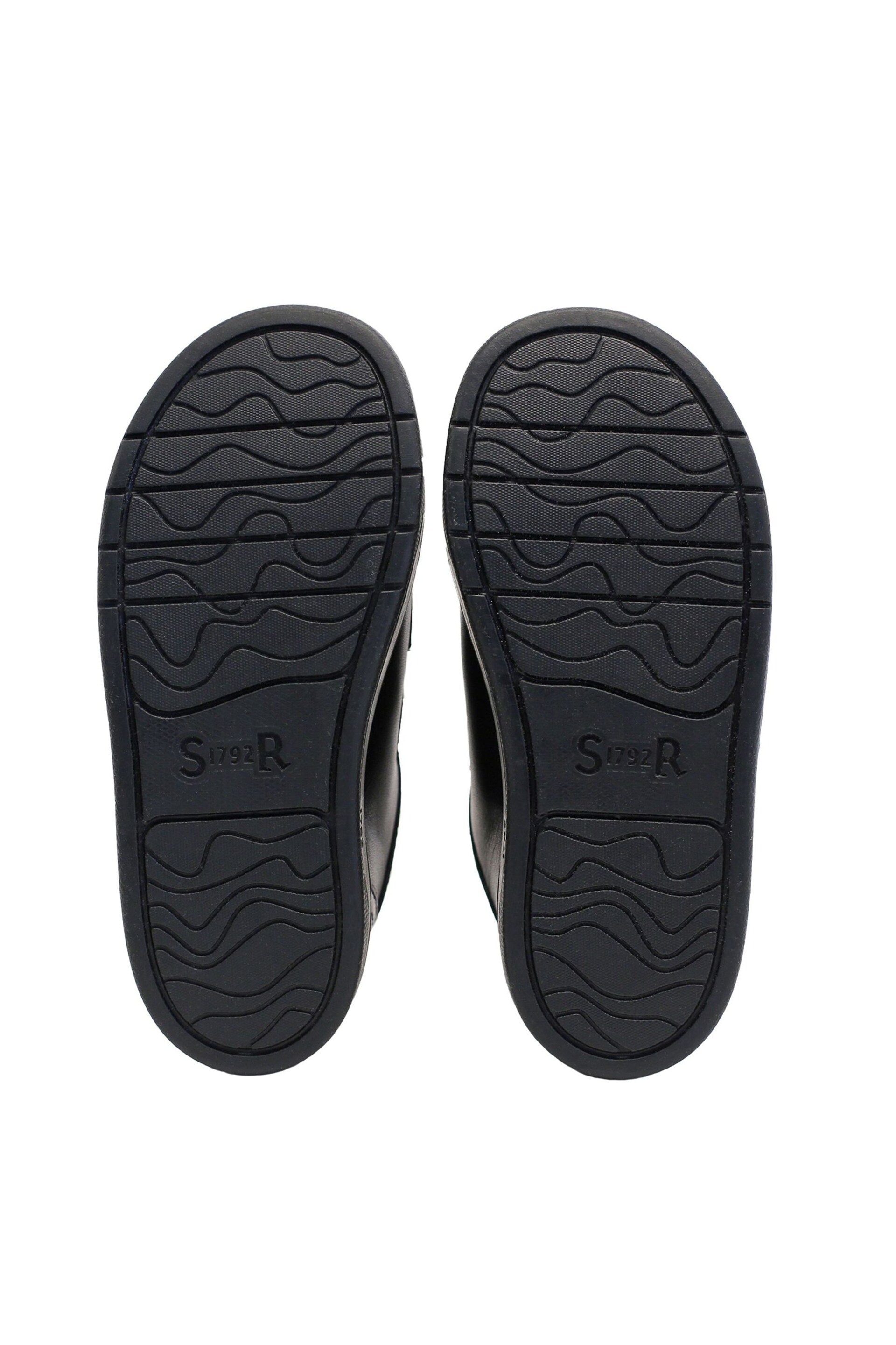 Start-Rite Explore Rip-Tape Black Leather Comfy School Shoes F Fit - Image 7 of 7