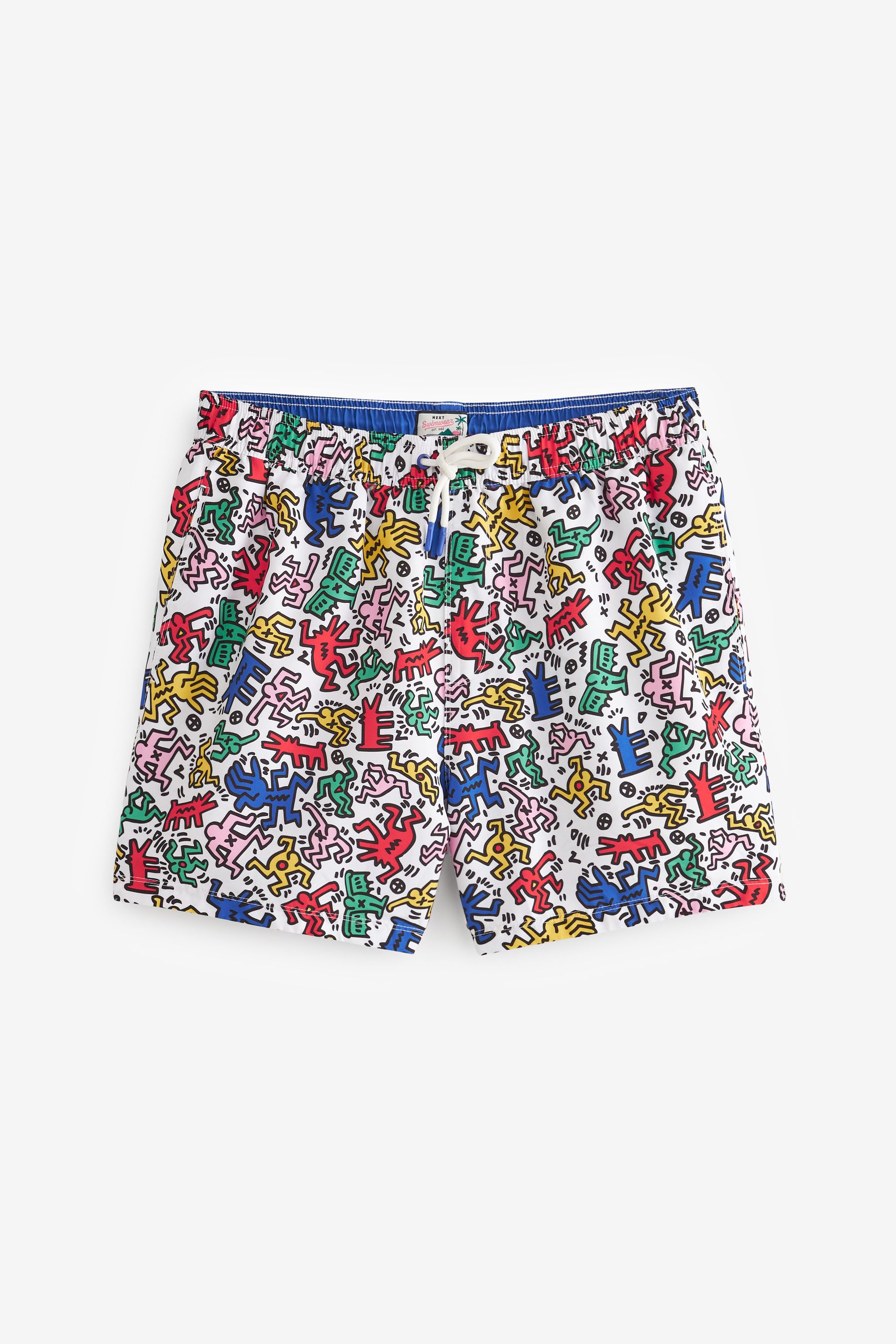 Buy Keith Haring Printed Swim Shorts from Next Luxembourg