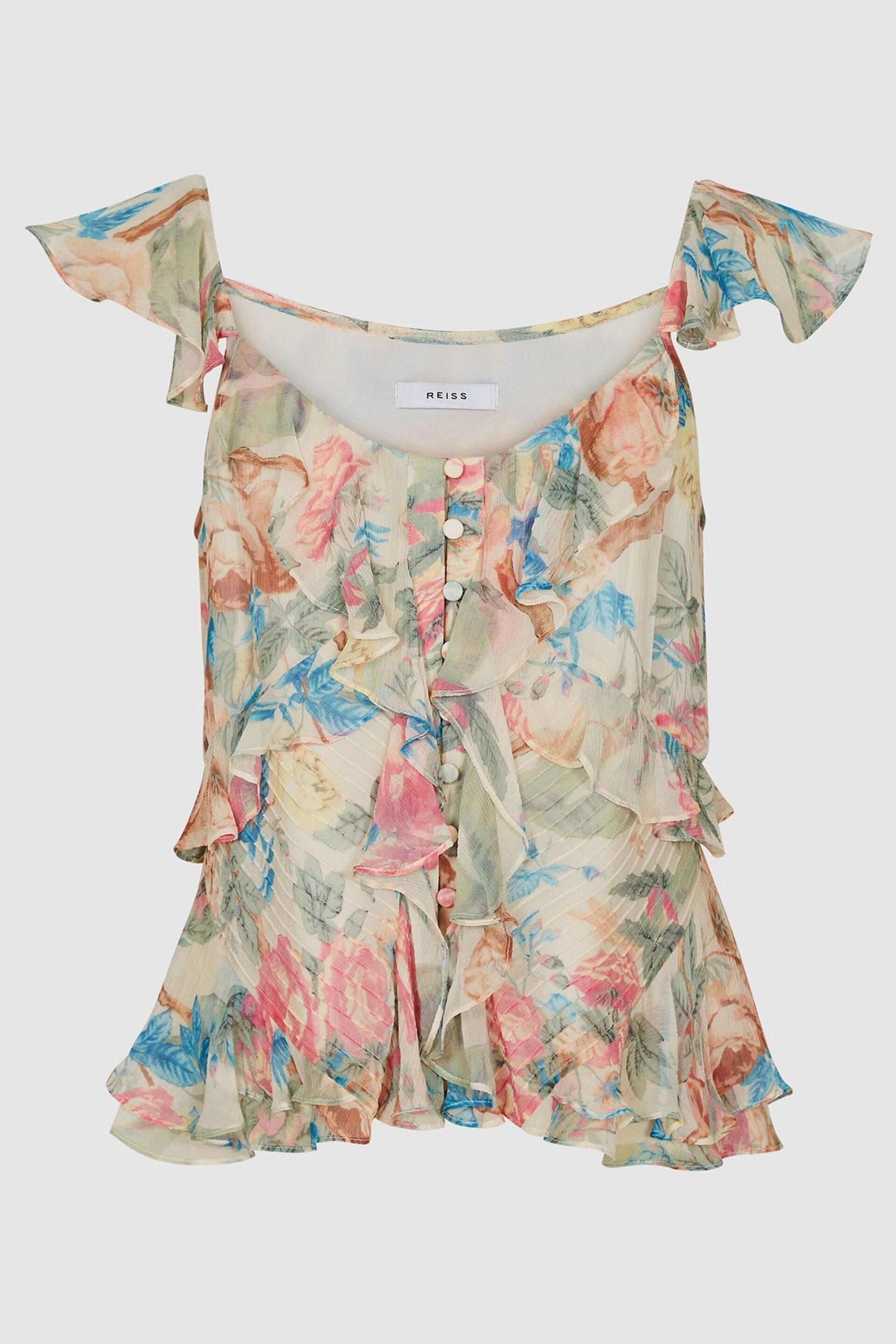Reiss Lana Floral Cami Top - Image 2 of 5
