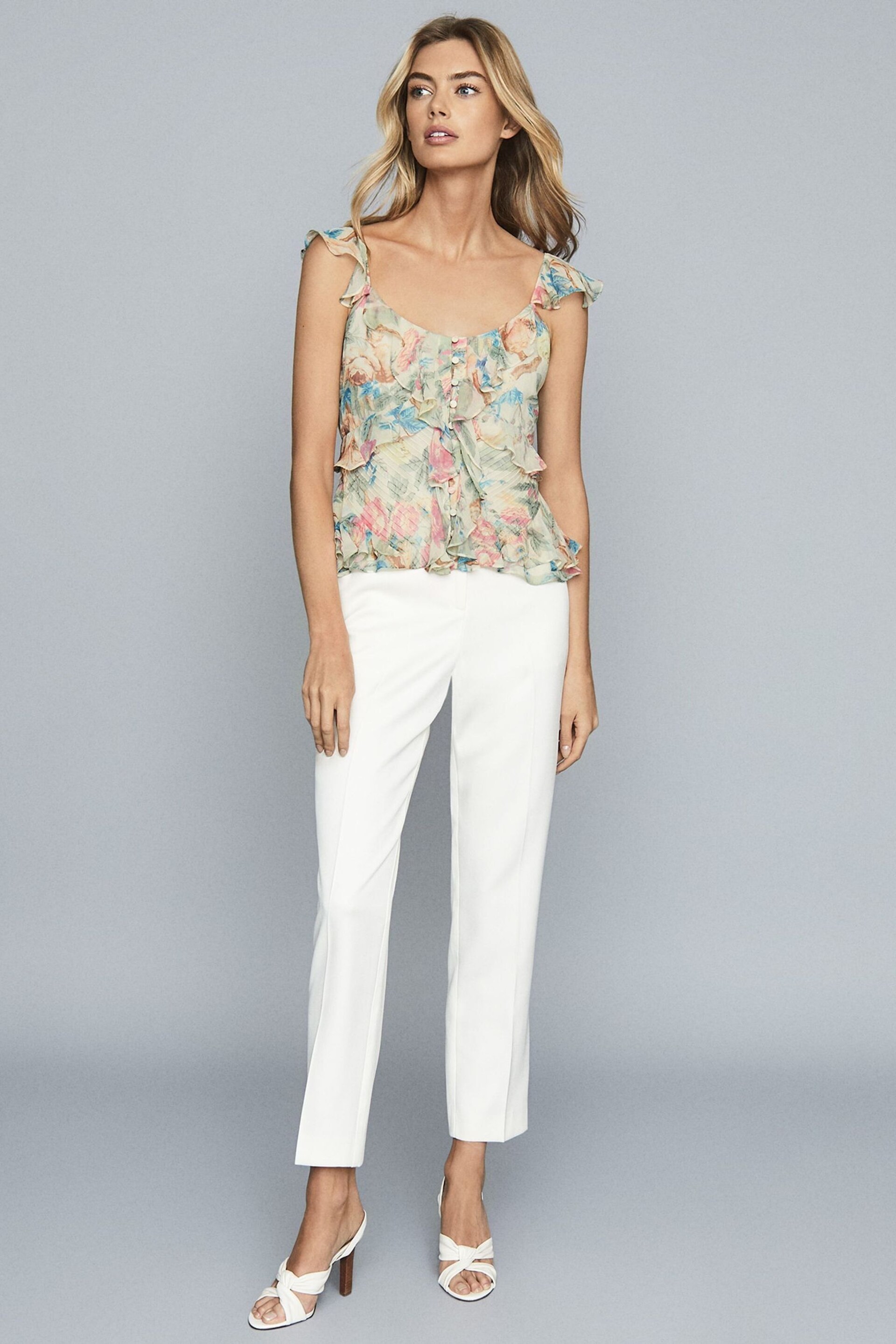 Reiss Lana Floral Cami Top - Image 3 of 5