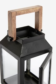 Black Bronx Metal Mini Lantern Candle Holder - Image 4 of 6