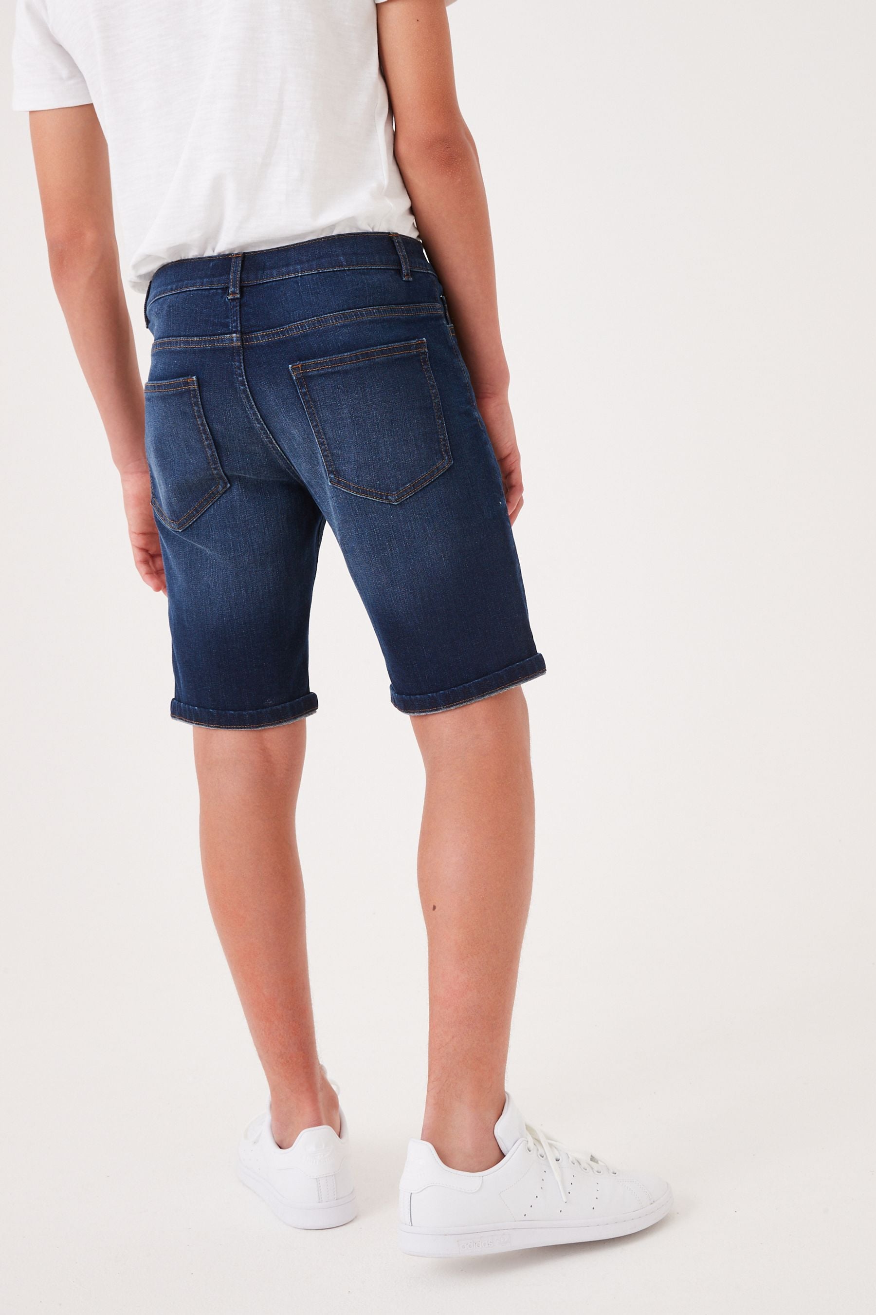 Dark Blue Denim Shorts 3 16yrs