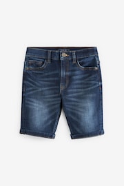 ダークブルー - Denim 100% Cotton Shorts (12mths-16yrs) - Image 4 of 6