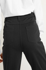 Longer Length Black Senior High Waist Stretch School Trousers (9-18yrs) - Image 5 of 7
